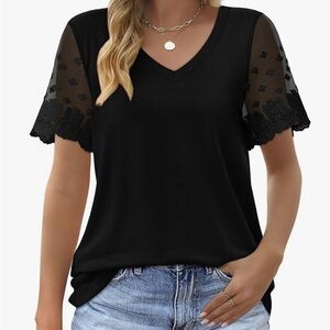 Casual V Neck T Shirt